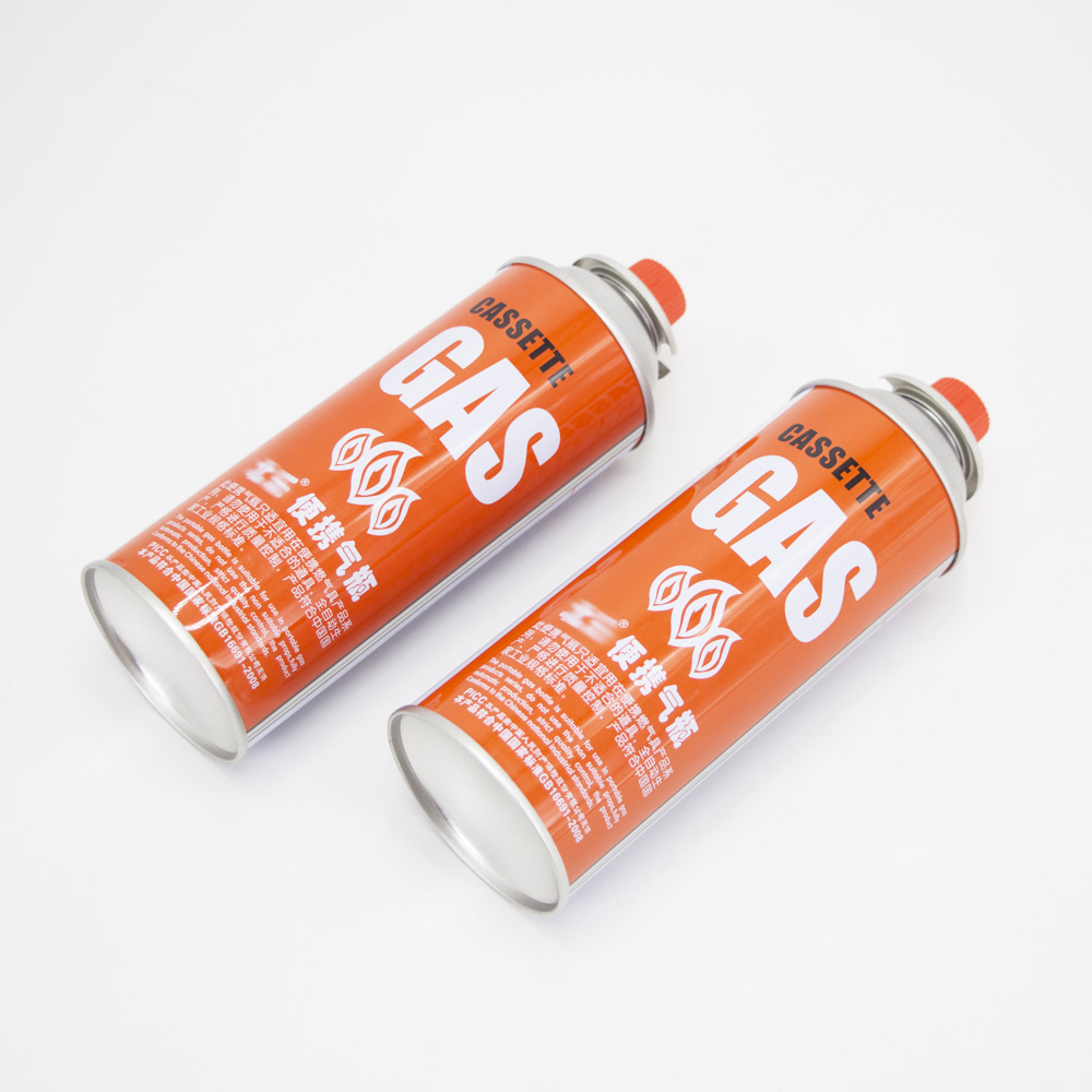 Butane gas aerosol can