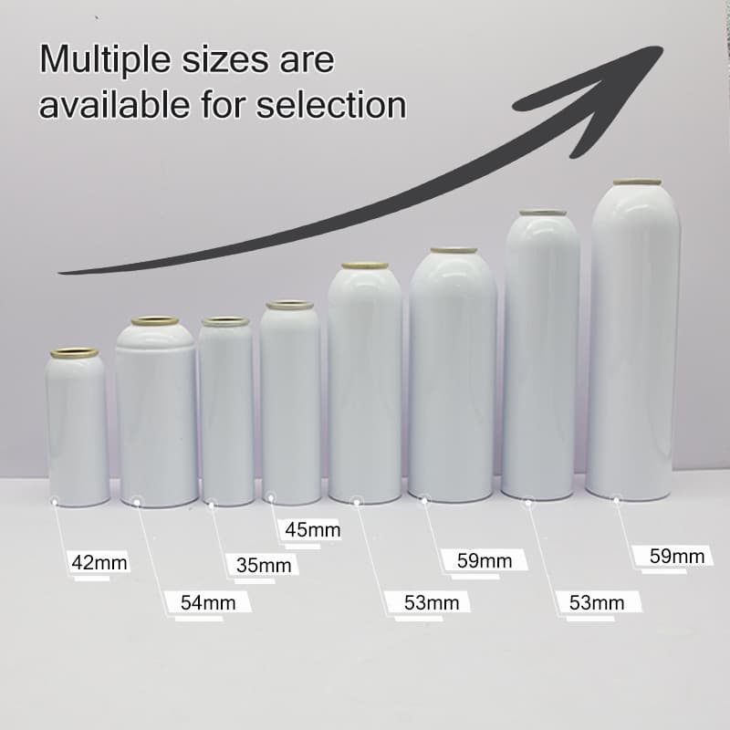 hair aluminum aerosol can