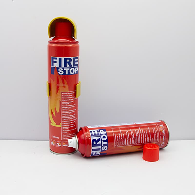 portable fire extinguisher spray can