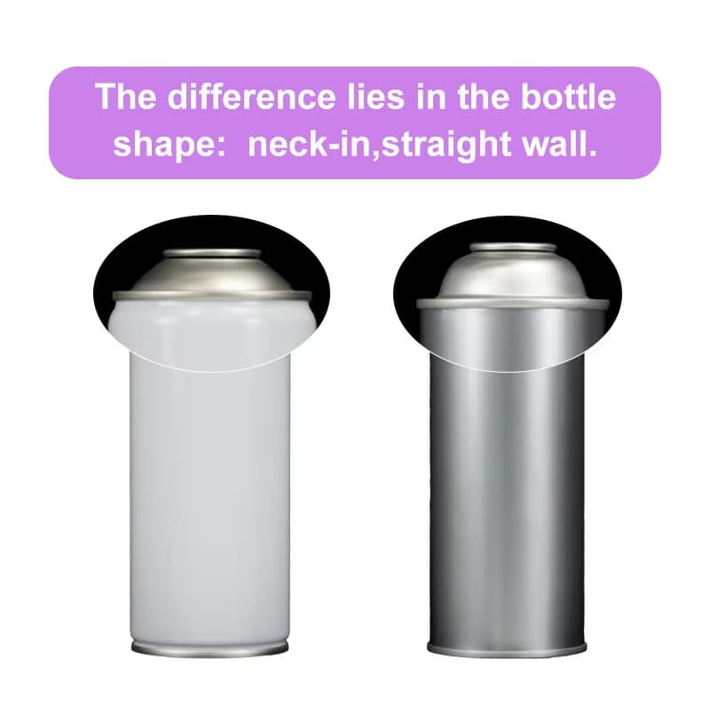 Various styles of aerosol cans